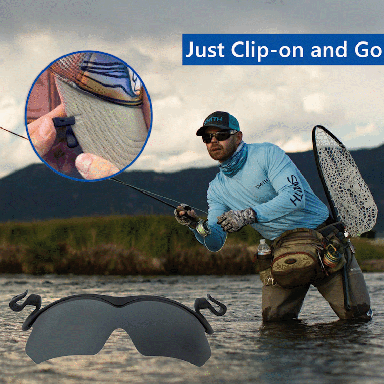 Icone™ ClipGlasses: Sports Clip-On Lunettes De Soleil