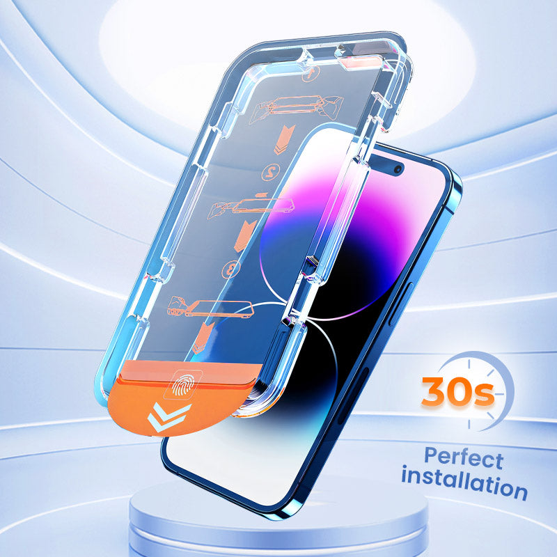 ScreenProtect 1+1 GRATUIT: iPhone Verre Trempé Protecteur D'Écran HD