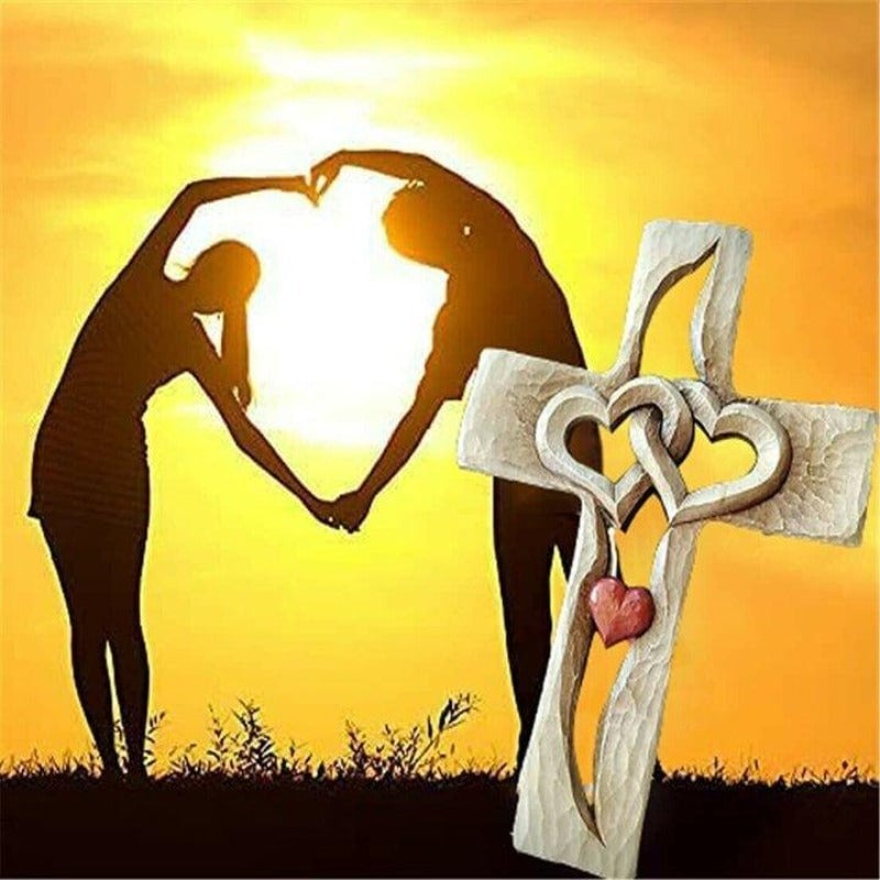 Cross - Cœurs Entrelacés