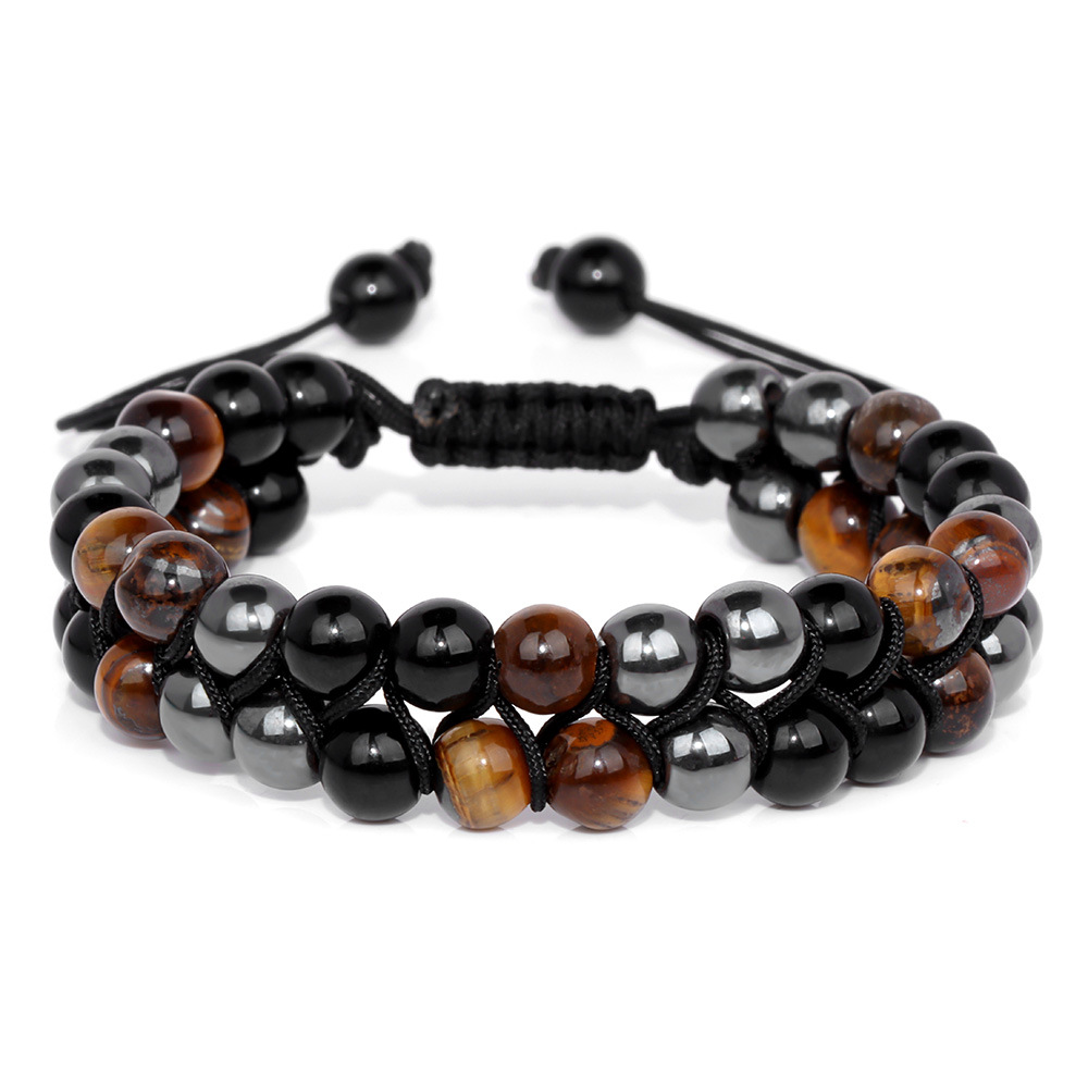 Jewelance™ ProtectionBracelet 1+1 GRATUIT:  Double Couche Le Tigre Œil Bracelet De Protection