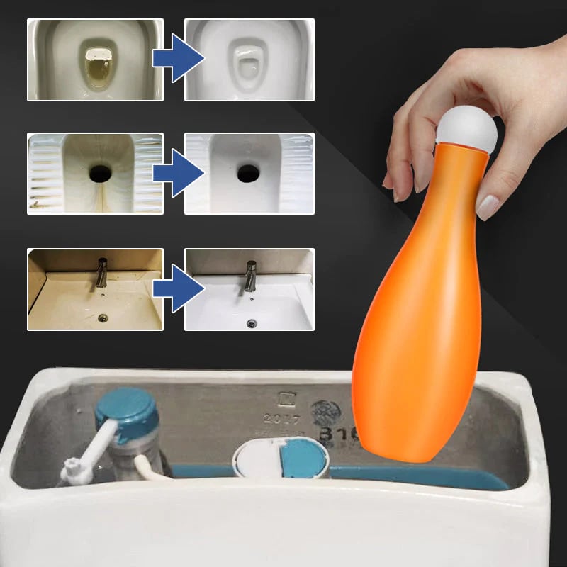 Cleaner Pro° BowlingBubble 1+1 GRATUIT :  Bowling Bleu Bulle Toilette Nettoyeur De Cuvette