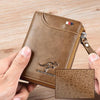 Icone™ ZippyWallet: Portefeuille En Cuir Zippé Pour Homme Avec Protection RFID