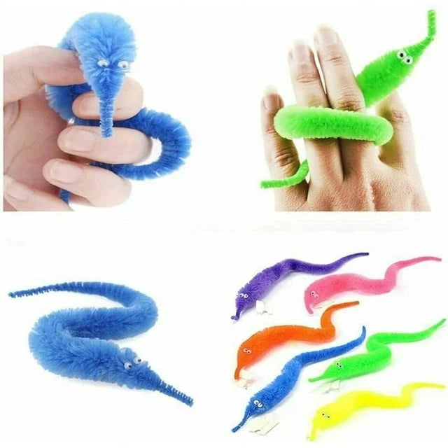 Kletshuts™ TwistyWorm - Arc-en-ciel Magie Tortueux Ver