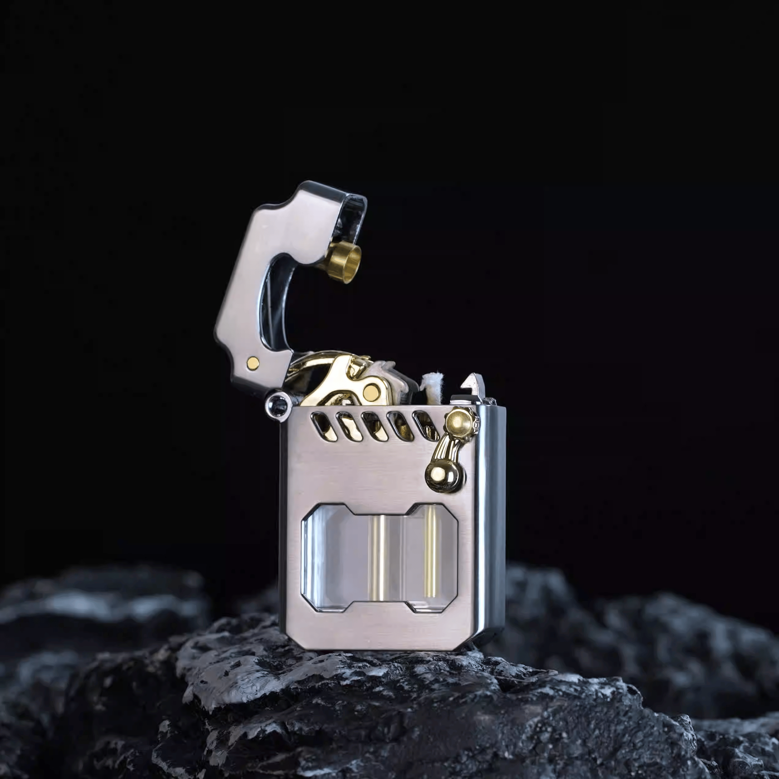 PowerLighter - Design Moderne Et Puissant Briquet Métallique Résistant Au Vent