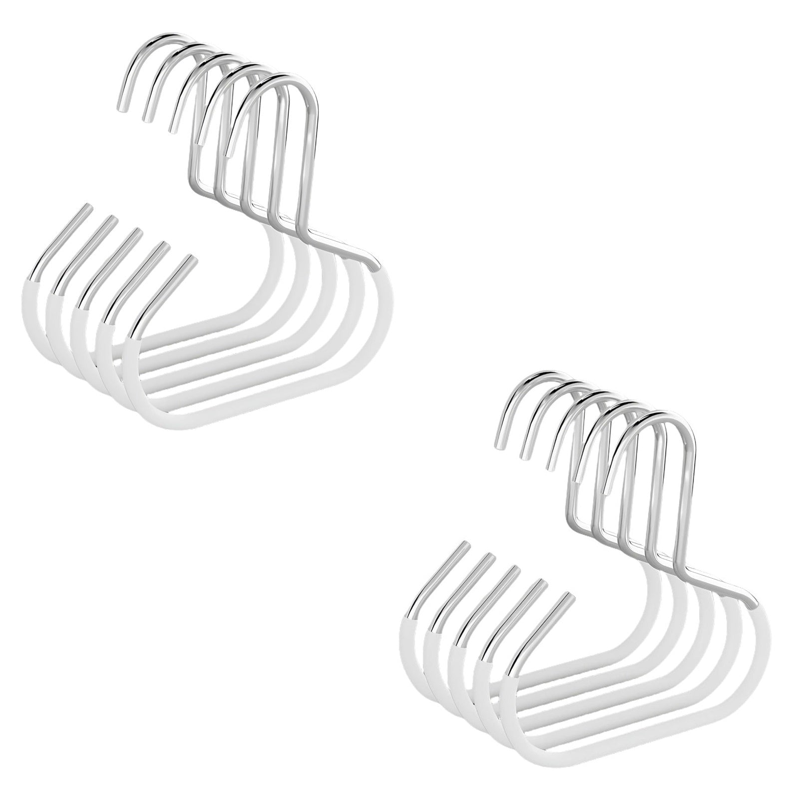 GlideHold® ClosetRing 10+10 GRATUITS : Anneau Ouvert Cintre Pour Placard Peu Encombrant