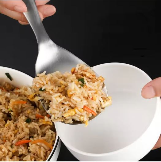 Globetrek° RiceSpoon - Anti-adhérent Acier Inoxydable Cuillère à Servir le Riz