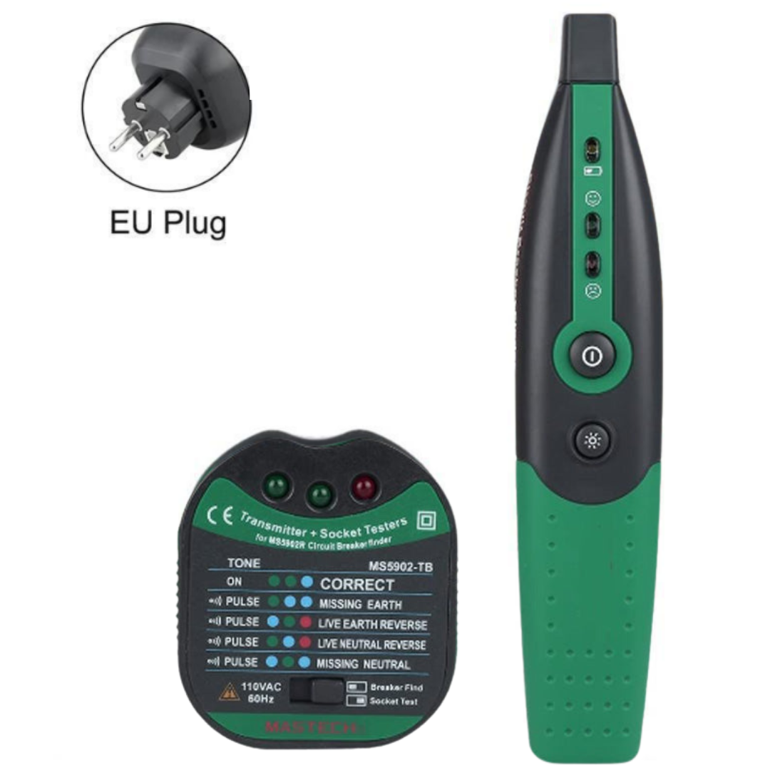 FuseFinder – Fusible Disjoncteur Et Testeur De Prise Avec Lampe De Poche