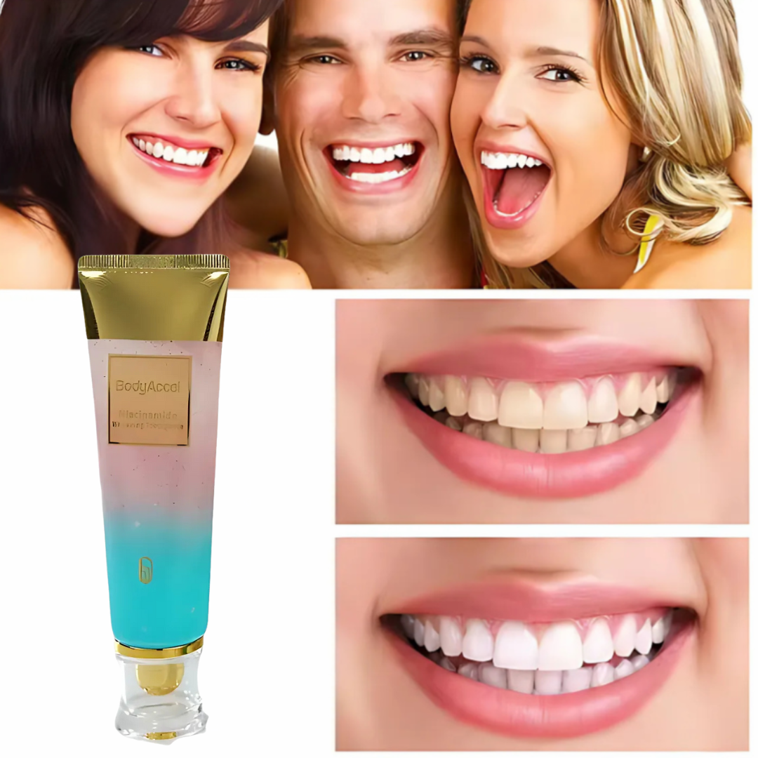 WhiteningToothpaste 1+1 GRATUIT : Dentifrice À La Niacinamide Blanchissant Et Détachant