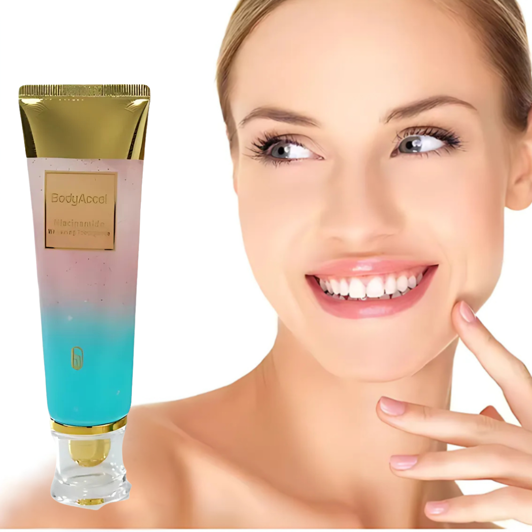 WhiteningToothpaste 1+1 GRATUIT : Dentifrice À La Niacinamide Blanchissant Et Détachant