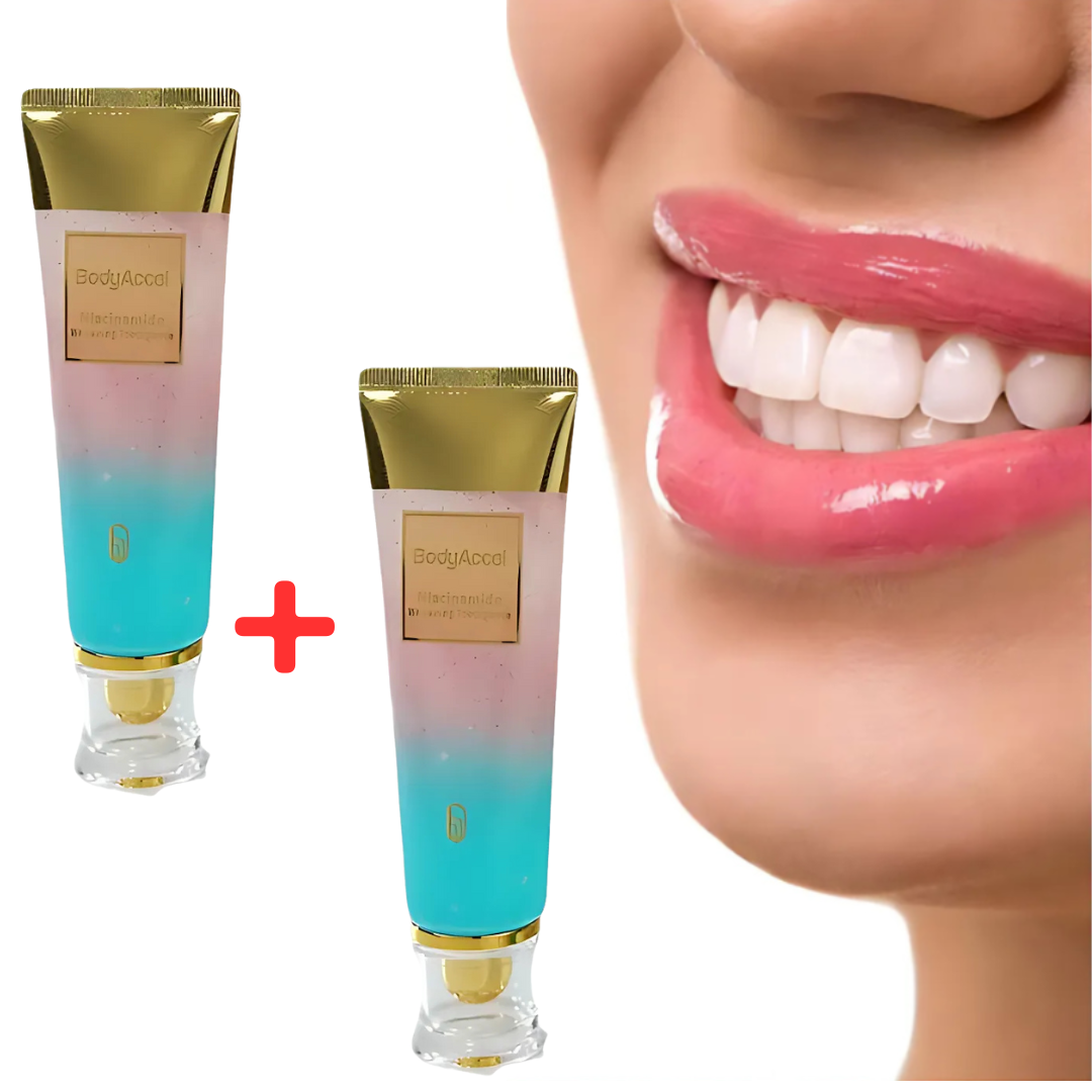 WhiteningToothpaste 1+1 GRATUIT : Dentifrice À La Niacinamide Blanchissant Et Détachant