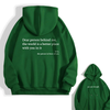 Icone™ DearHoodie: Sweat A Capuche Avec Message Imprimé A L'avant Et A L'arrière