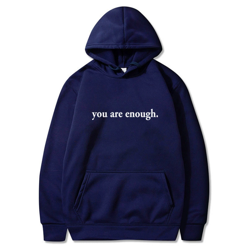 Icone™ DearHoodie: Sweat A Capuche Avec Message Imprimé A L'avant Et A L'arrière