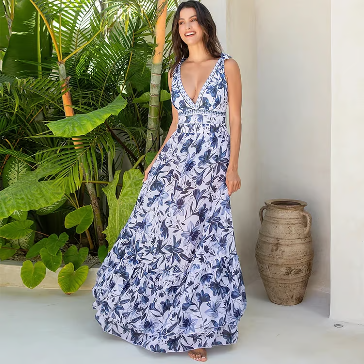 Icone™ BloomSet: Stylé Et Confortable Floraison Florale Maillot De Bain Avec Jupe