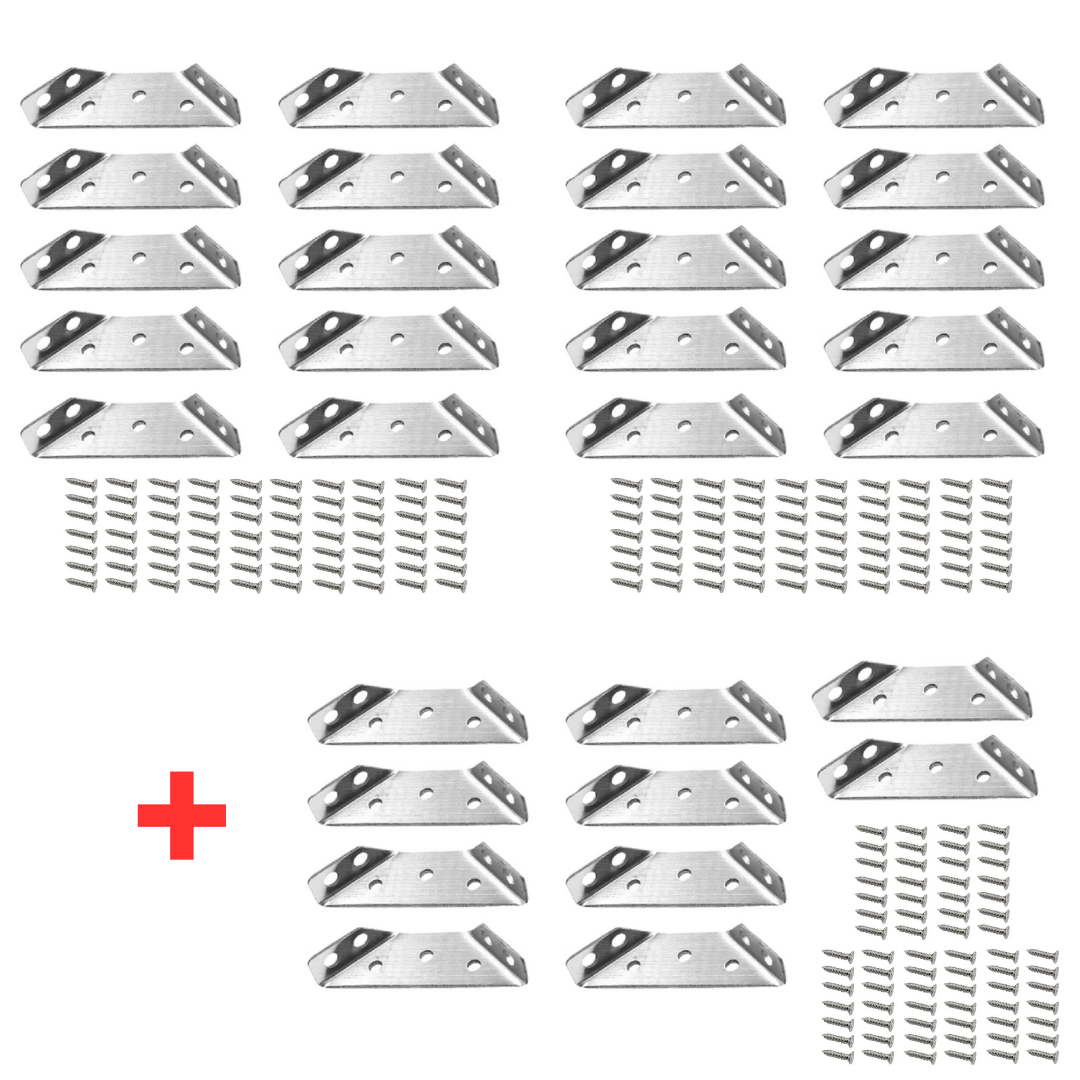 CornerConnector - Acier Inoxydable Meubles Raccord D'Angle