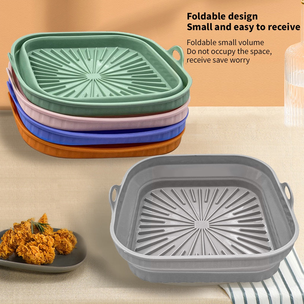 Globetrek° SiliconePan 1+1 GRATUIT: Réutilisable Air Friteuse Silicone Poêle