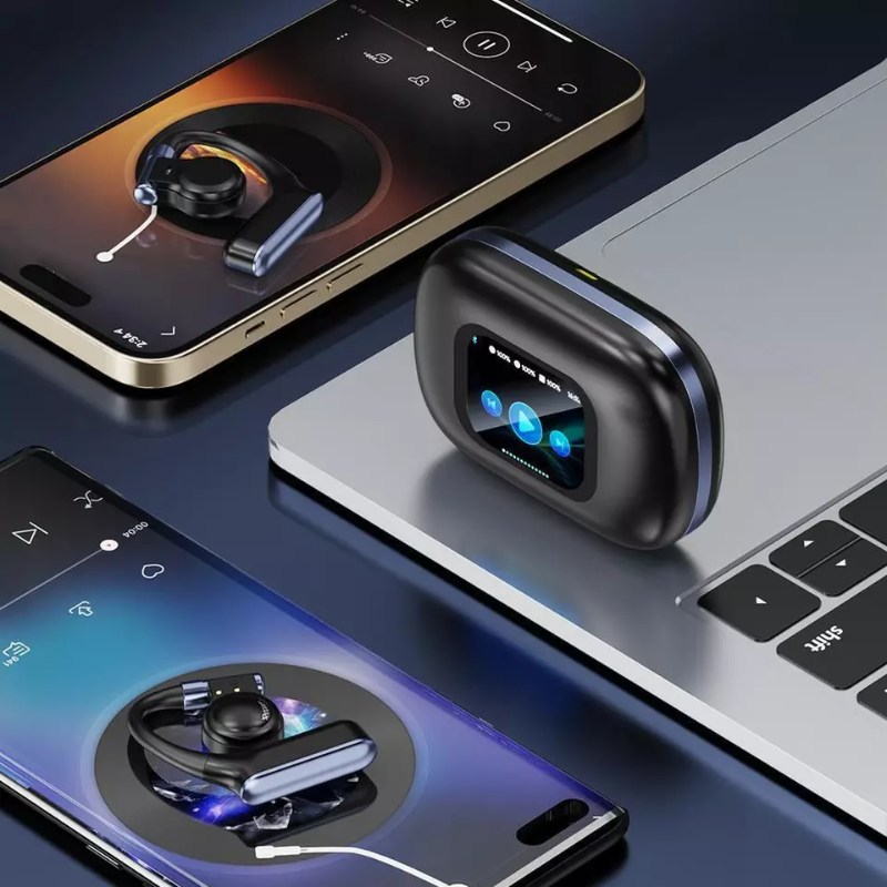 OpenEarbuds - Rapide Contrôle Cas Sans Fil Bluetooth Ouvrir Écouteurs