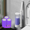 Cleaner Pro° ToiletCleaner: Tête De Brosse De Toilette Jetable Kit De Nettoyage
