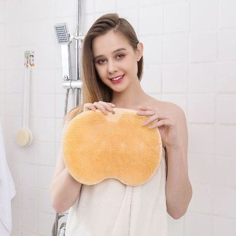 ScrubMat 1+1 GRATUIT : Tapis De Gommage De Douche Antidérapant Brosse Exfoliante Corps Entier