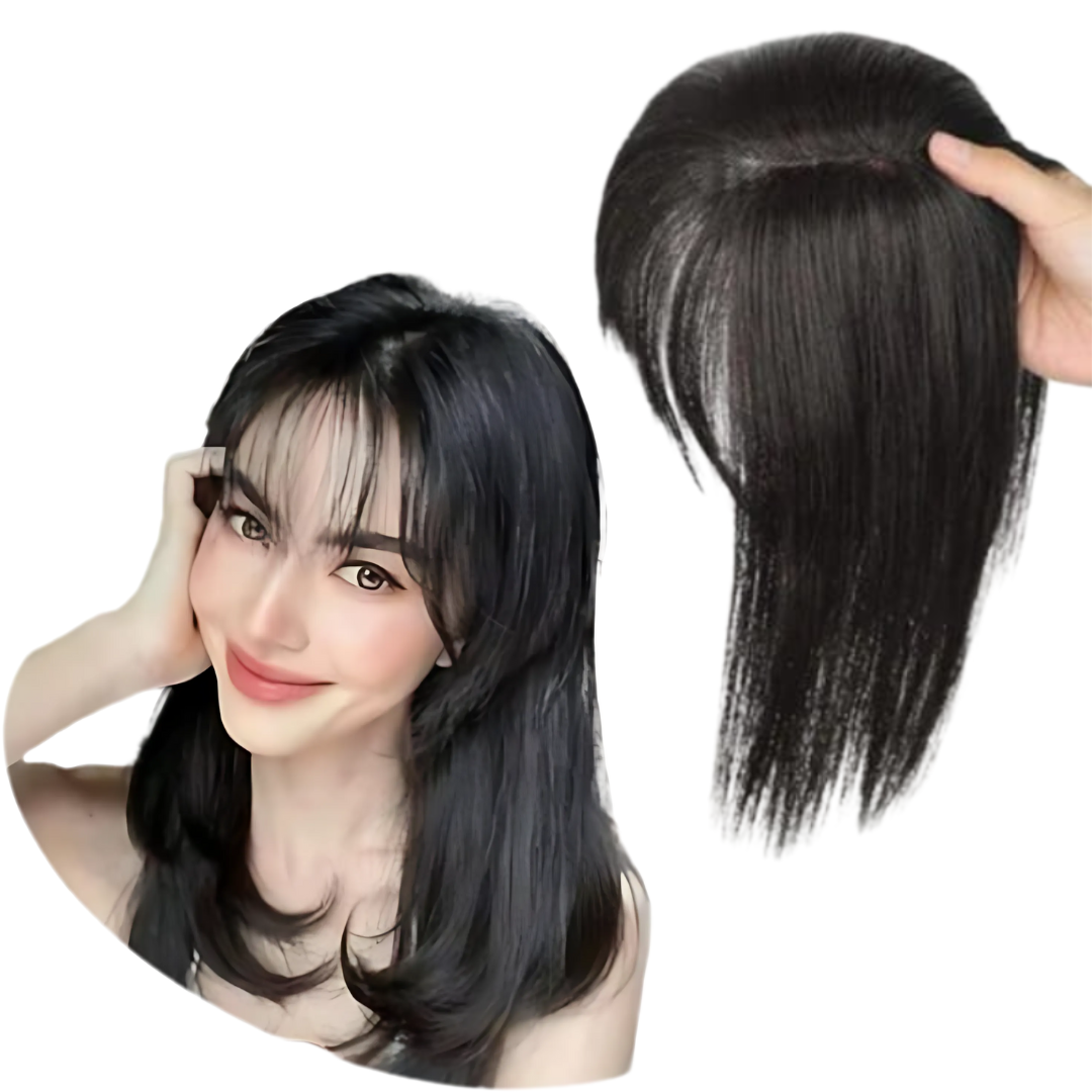 Rose® WigBangs 1+1 GRATUIT : Perruque Sans Couture Aspect Naturel Frange Prolongements