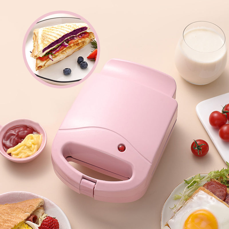 Globetrek° SandwichMaker: Mini Grille-Pain Electrique Le Petit-Déjeuner Et Appareil A Sandwichs