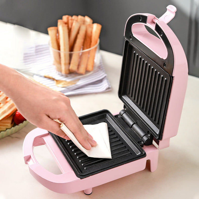 Globetrek° SandwichMaker: Mini Grille-Pain Electrique Le Petit-Déjeuner Et Appareil A Sandwichs