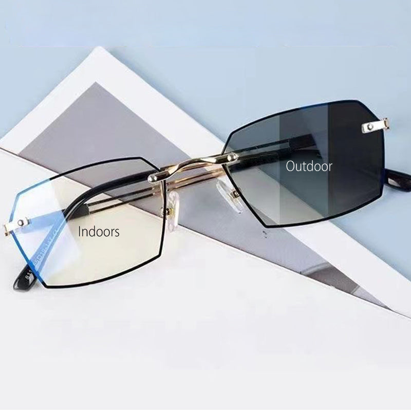 TintGlasses 1+1 GRATUIT: Photochromique Blocage De La Lumière Bleue Teinte Lunettes De Lecture