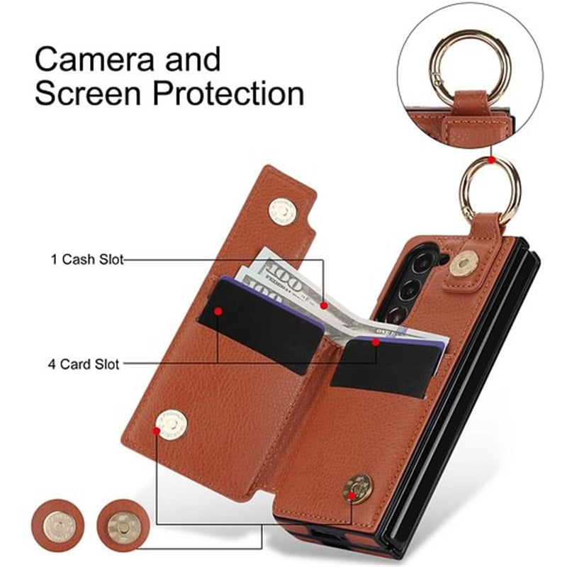 Icone™ FoldingCase: 3-En-1 Pliable Téléphone, Carte Et Portefeuille Étui