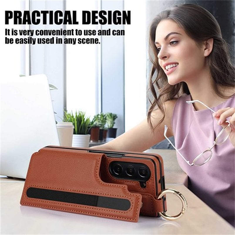 Icone™ FoldingCase: 3-En-1 Pliable Téléphone, Carte Et Portefeuille Étui
