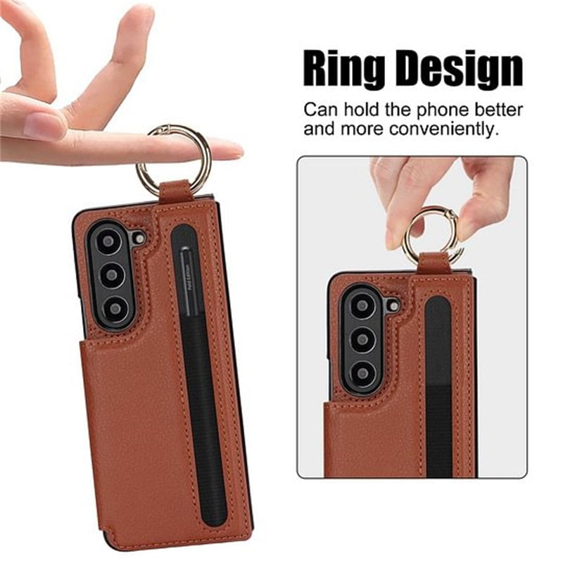 Icone™ FoldingCase: 3-En-1 Pliable Téléphone, Carte Et Portefeuille Étui