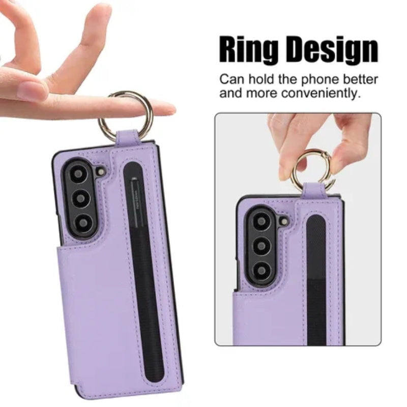 Icone™ FoldingCase: 3-En-1 Pliable Téléphone, Carte Et Portefeuille Étui