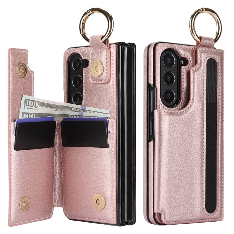 Icone™ FoldingCase: 3-En-1 Pliable Téléphone, Carte Et Portefeuille Étui