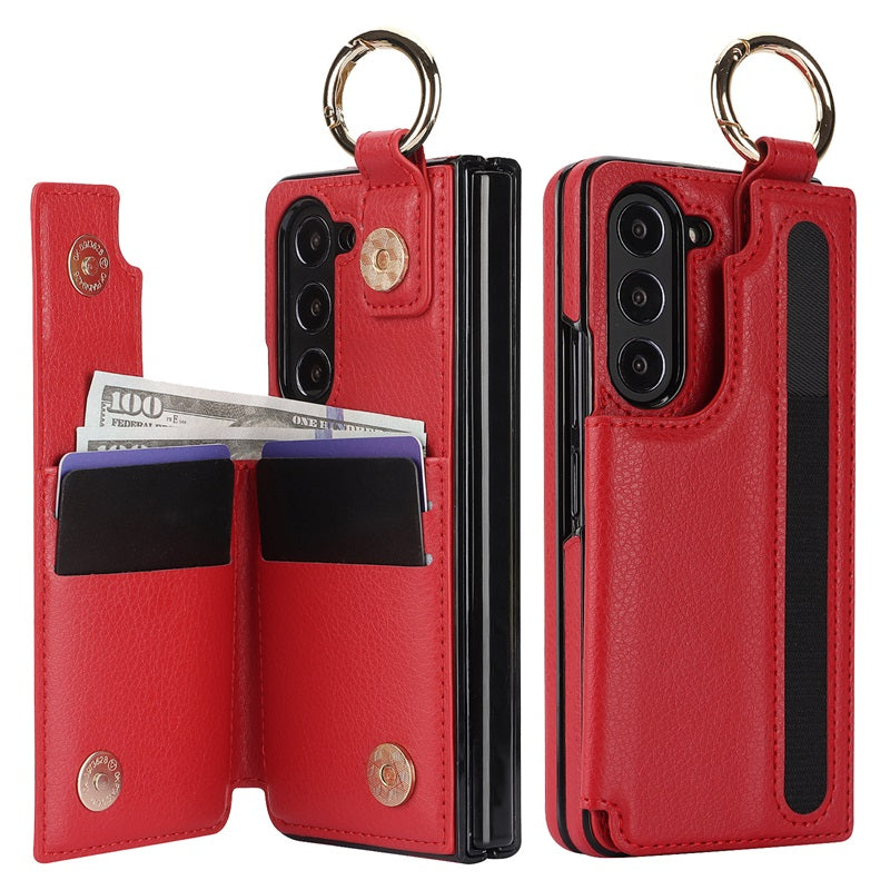 Icone™ FoldingCase: 3-En-1 Pliable Téléphone, Carte Et Portefeuille Étui