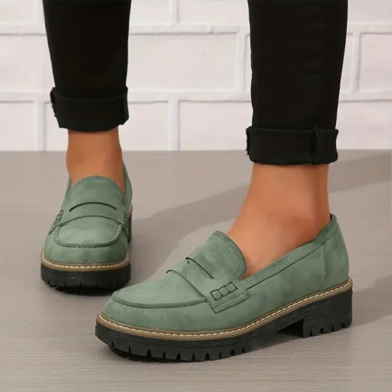 Happy™ WomenShoes: Épais Mocassins Semelle Pour Femmes
