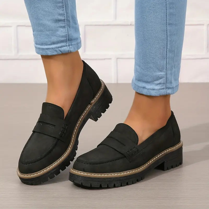 Happy™ WomenShoes: Épais Mocassins Semelle Pour Femmes