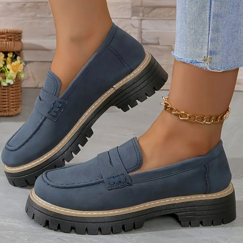 Happy™ WomenShoes: Épais Mocassins Semelle Pour Femmes