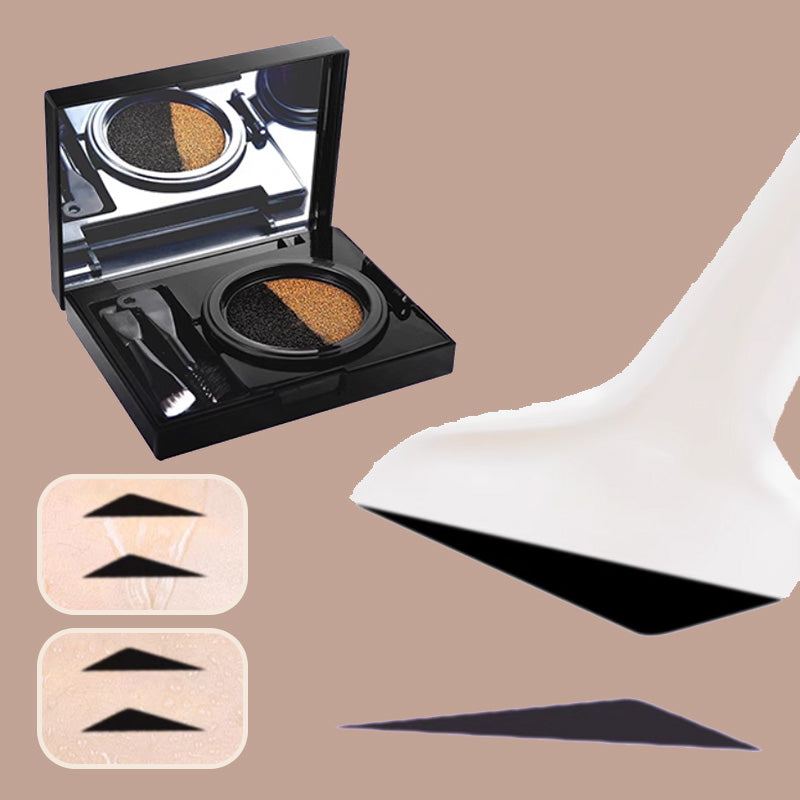 EyeStamp 1+1 GRATUIT - Ensemble De Tampons Crème Pour Sourcils Et Eye-Liner Double Couleur