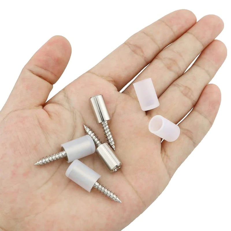 EasyScrew - Aucun Perçage, Vis Facile Et Manchon En Caoutchouc Support Kit