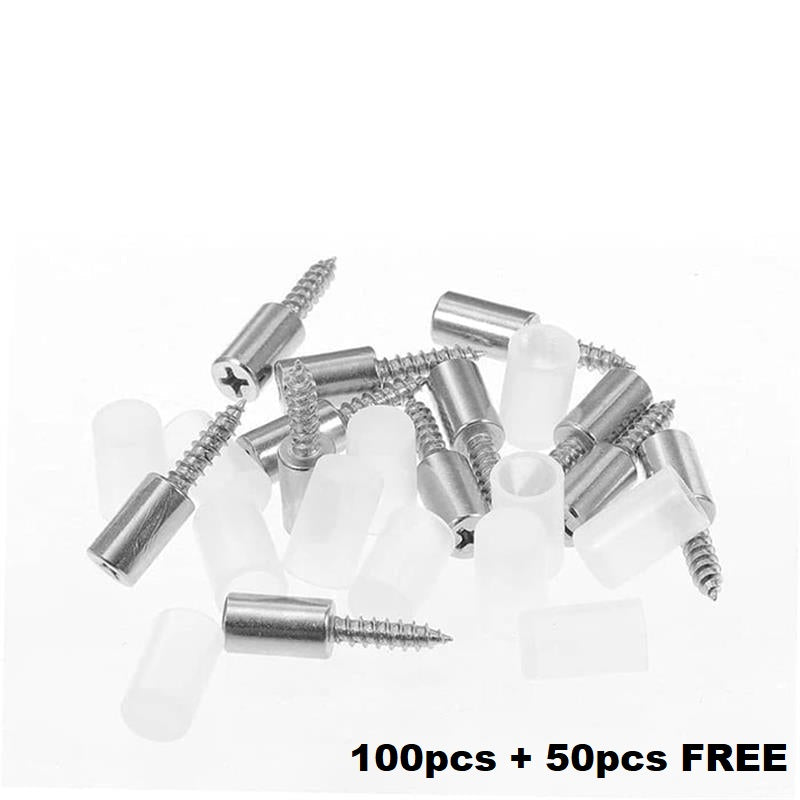 EasyScrew - Aucun Perçage, Vis Facile Et Manchon En Caoutchouc Support Kit