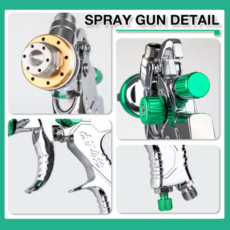 Globetrek° SprayPro: HVLP Professionnel Peinture Pulvérisateur Outil Set