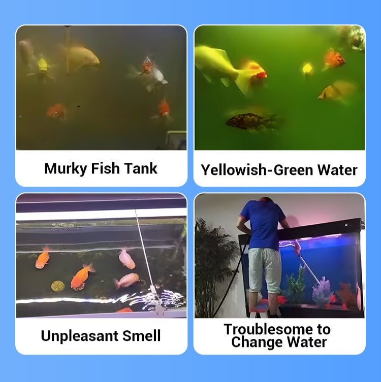 TankPurifier - Tablette Nettoyante Rapide Et Efficace Pour Aquarium