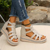 Happy™ SparklingWedge: Sandales Compensées Élégantes Avec Strass Scintillants