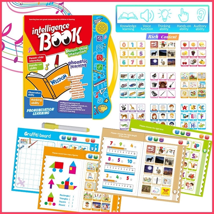 Kletshuts™ TalkBook: Livre Interactif D’Apprentissage Parlant