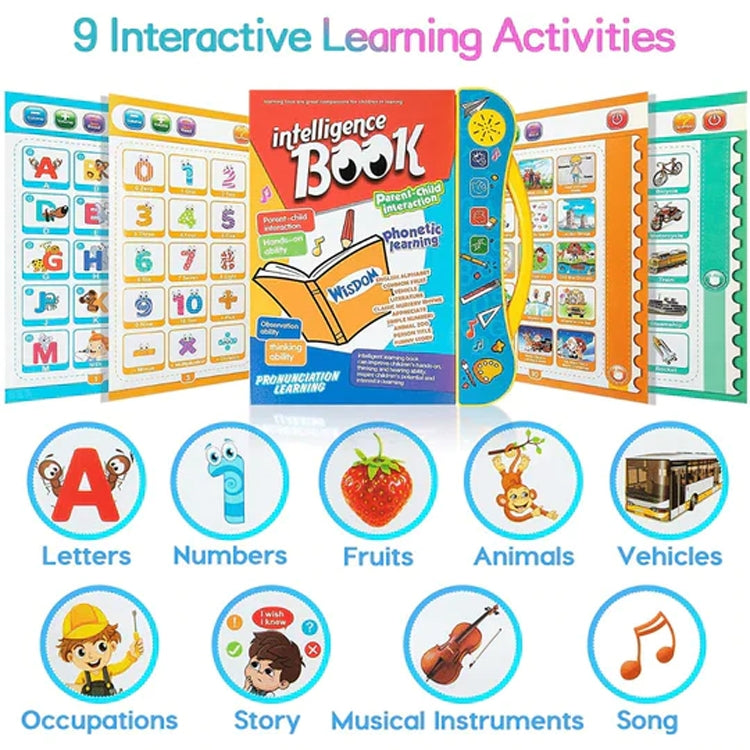 Kletshuts™ TalkBook: Livre Interactif D’Apprentissage Parlant