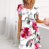 Icone™ SpringDress: Robe Printemps Fleurie Cascade Élégante Pour Femmes