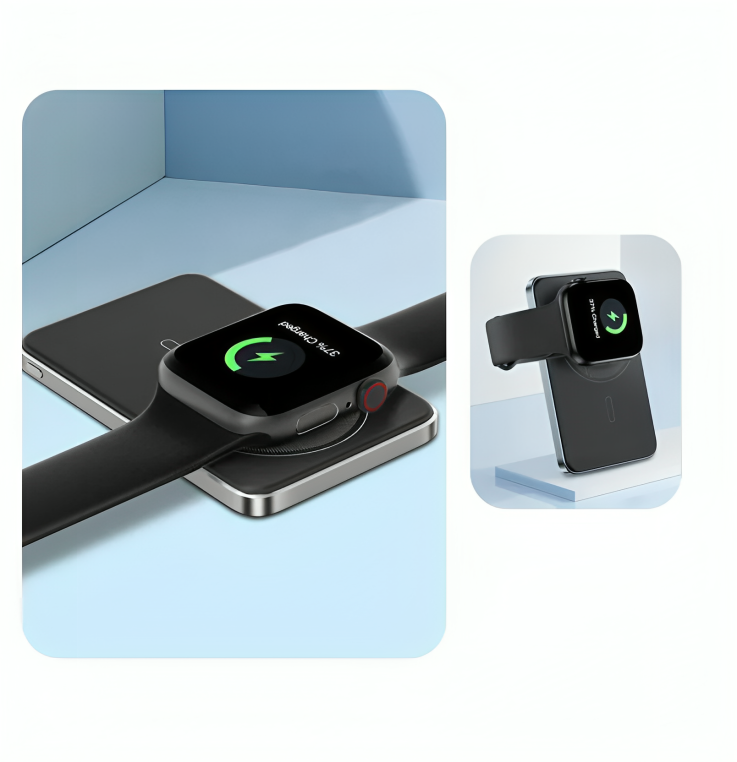 MagneticCharger - Chargeur Magnétique Rapide 3 En 1 Et Batterie Externe Portable